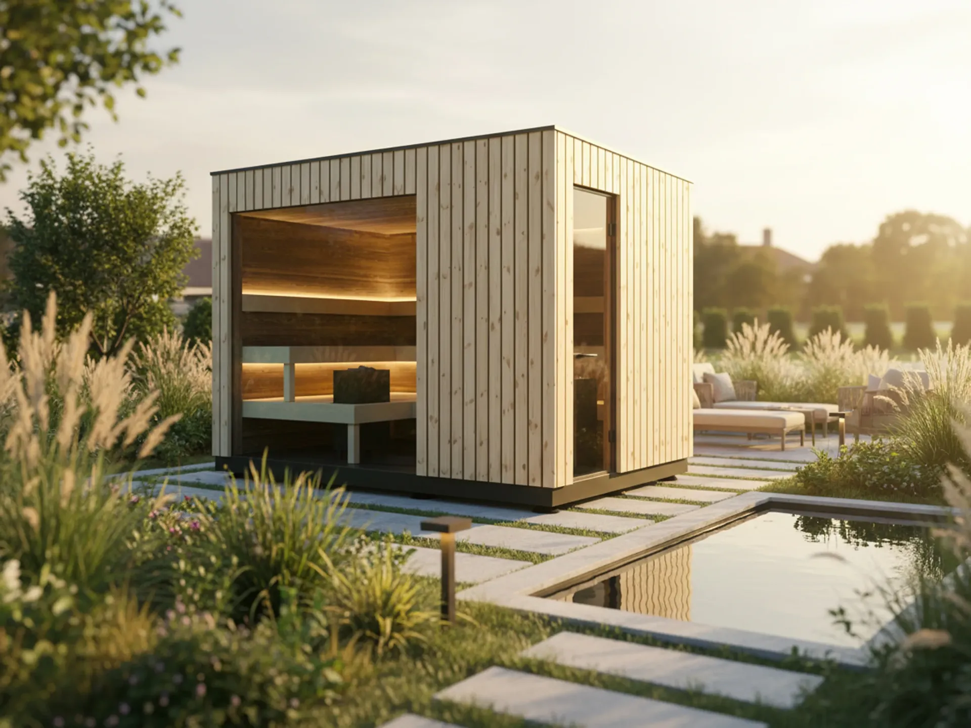 Gartensauna LUZERN TWO-DS