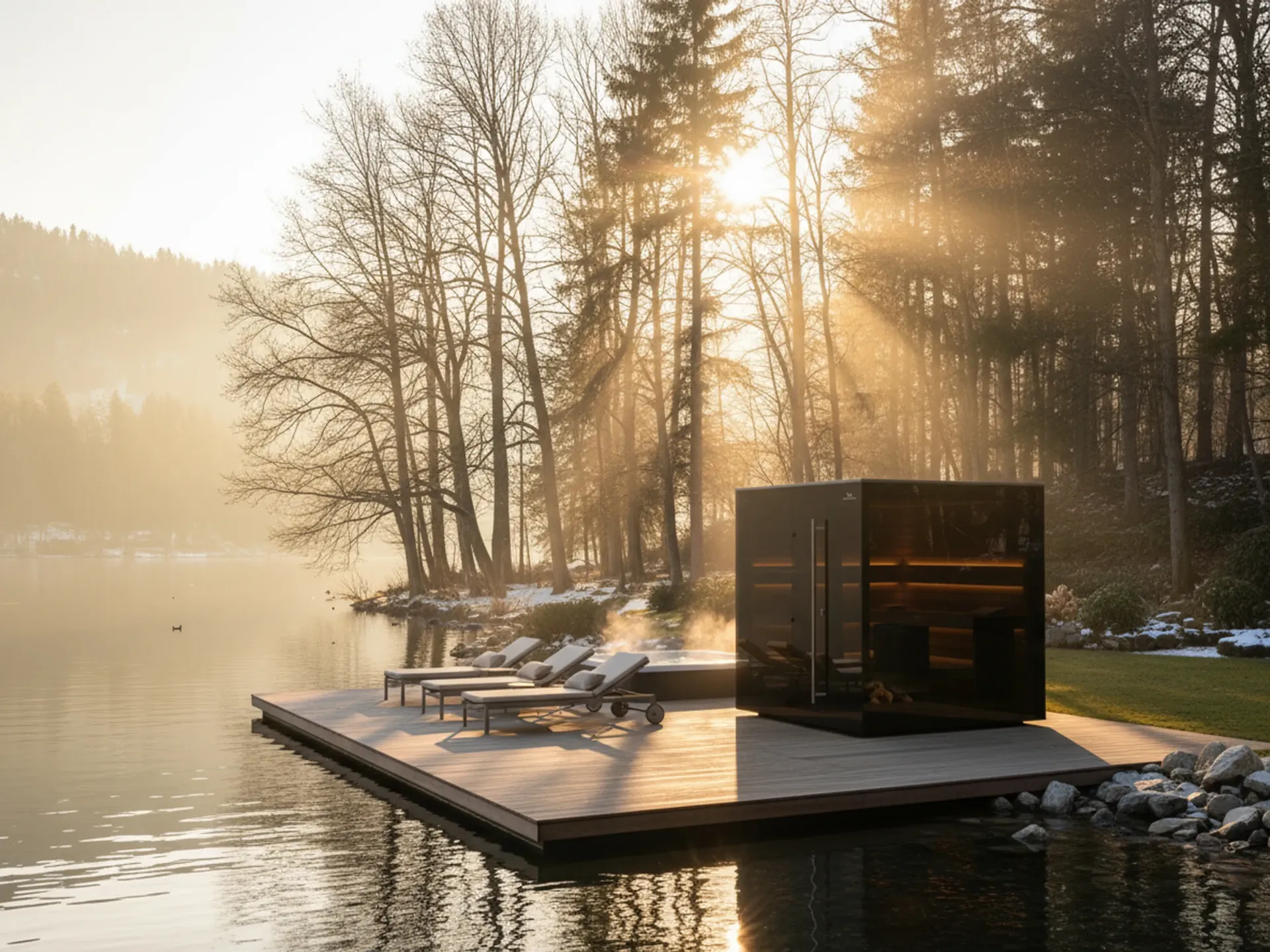 Gartensauna St. GALLEN Prestige Panorama Lounge-DS