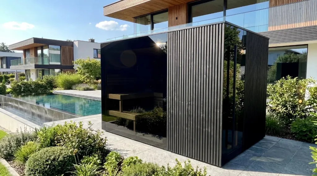 Gartensauna St. GALLEN Prestige Elegance Deluxe-DS