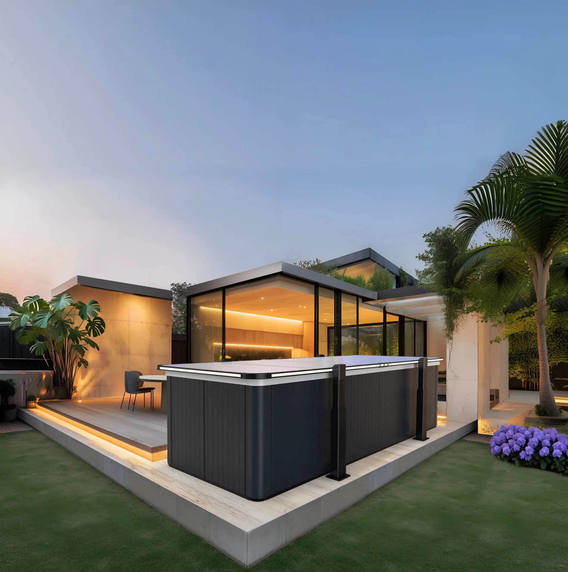 Automatic Cover Swimspa und Swimmingpool