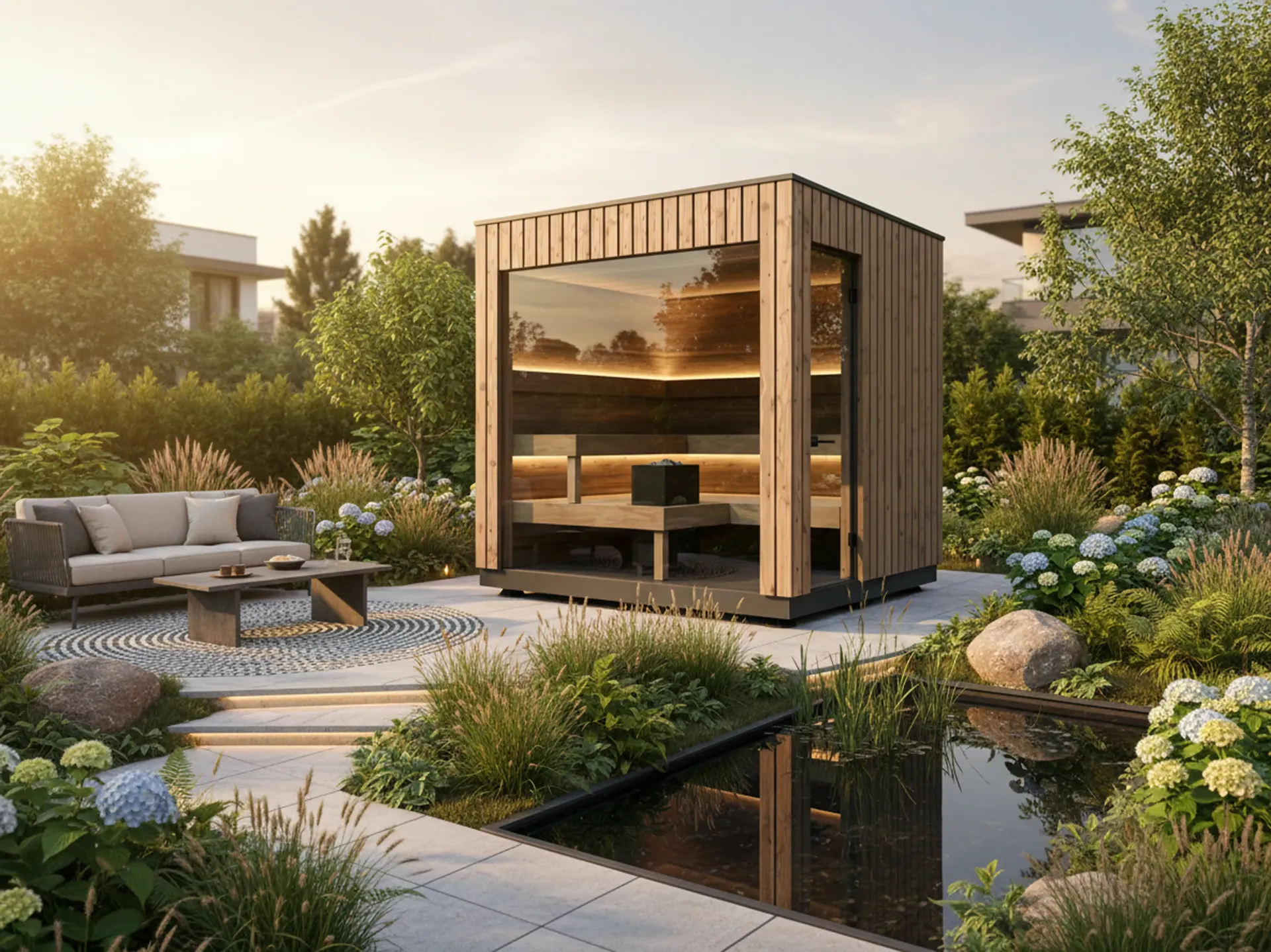 Gartensauna LUZERN ONE-DS