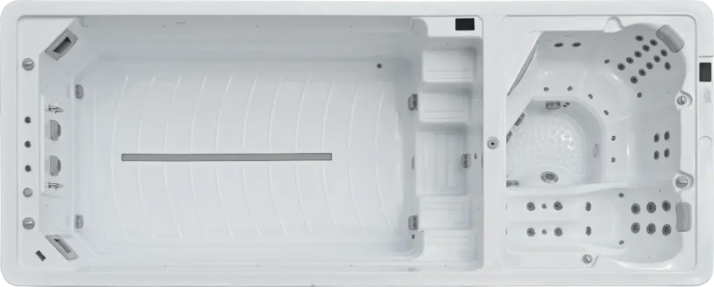 Swim Spa Holdener Endless Duo Luxury 6.0 Half Inground